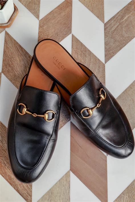 men wearing gucci princeton slipers|gucci mule review.